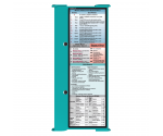 WhiteCoat Clipboard® Trifold - Teal Physical Therapy Edition